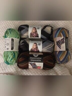 Impeccable Variegated Sock Yarn Skeins - Multi & Green